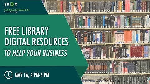Free Library Digital Resources to Help Your Business