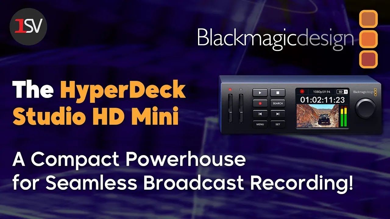 Blackmagic Design's Hyperdeck Studio HD Mini: Record Broadcast
