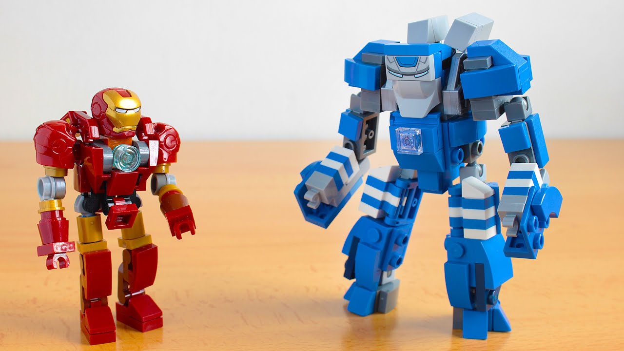 lego custom iron man suits