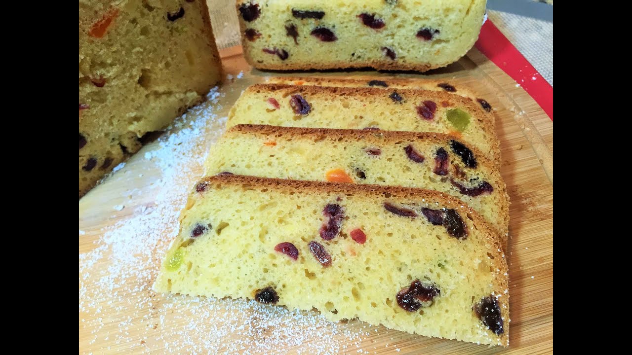 КЕКС. Пасхальный кулич ВЕНЕЦИАНСКИЙ  в хлебопечке (можно в духовке) .Easter cake in the bread maker