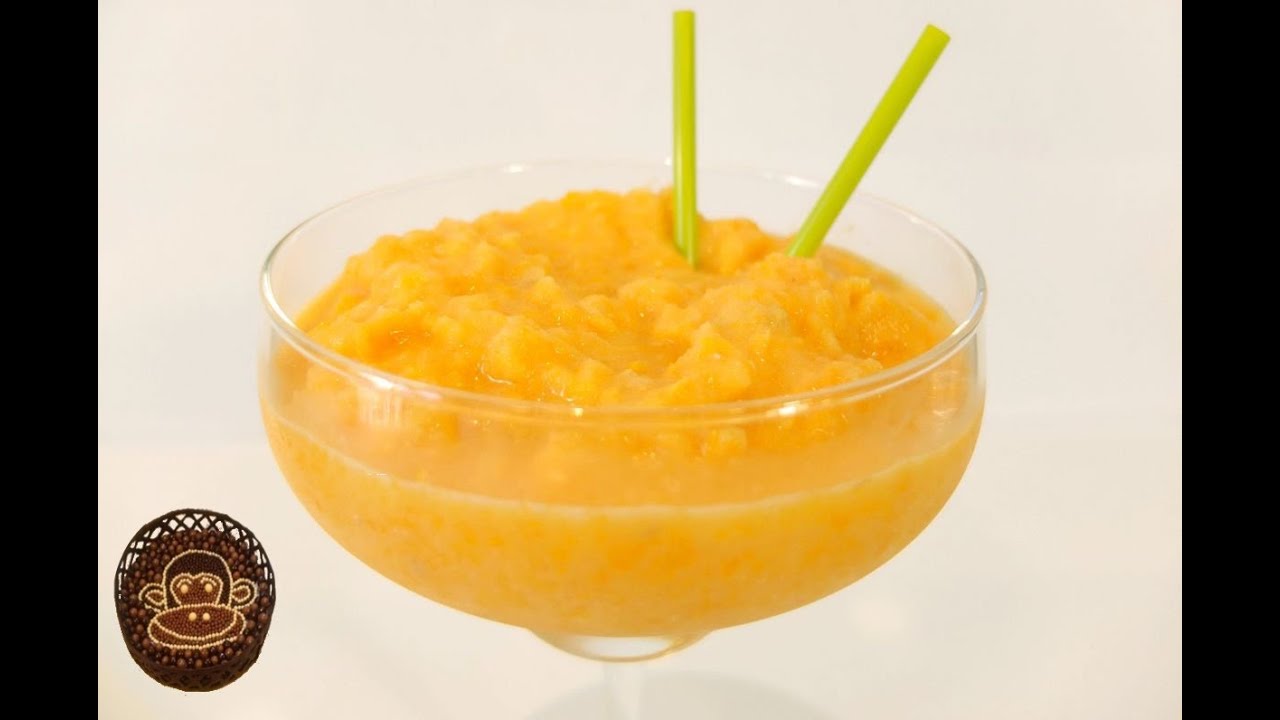 Como hacer un SORBETE DE MANDARINA😍🍊😋. Receta # 175