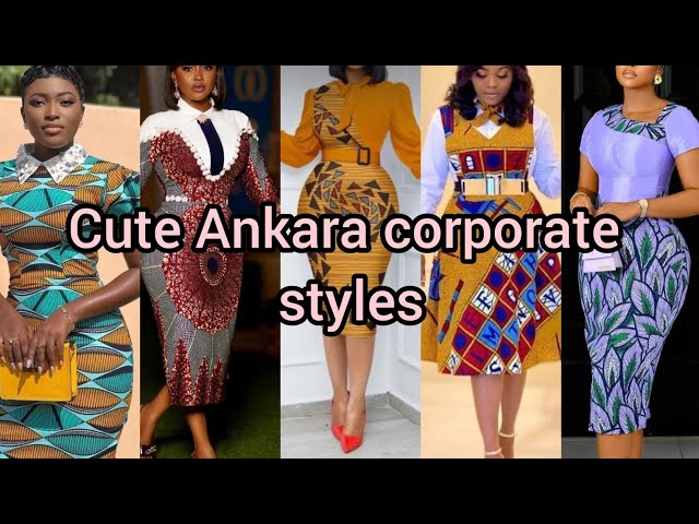 Straight Dress Beautiful Ankara Dresses For Church Cute Ankara Corporate  Styles For Working Class Women Ankara Short Gown Styles For Women|Hairstyles