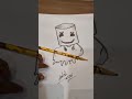 beautiful drawing of marshmallow. #art #drawing #anime #viral #viralvideo #viralshorts #viralshort