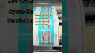 Sustainable & Secure: Solvent-less Lamination in Action Roll Film Smoothly Laminating Process