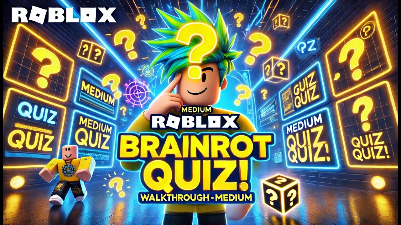 BRAINROT Quiz! Medium Mode Walkthrough - All Answers (Roblox)