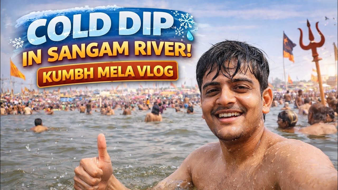 Aaj kiya bhai mast SANGAM SNAN 🚩🙏 