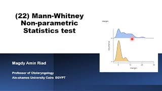 (22) Mann Whitney Non parametric Statistics test