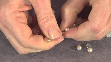 Create a SWAROVSKI Crystal and Pearl Coiled Bracelet | Katie Hacker