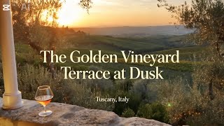 Tuscan Vineyard Sunset | Elegant Music for Abundance & Grateful Rest