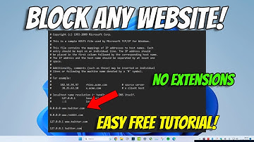 How To Block Websites on Google Chrome/Brave/Edge/Firefox/Opera (No Extensions) | Windows PC Laptop