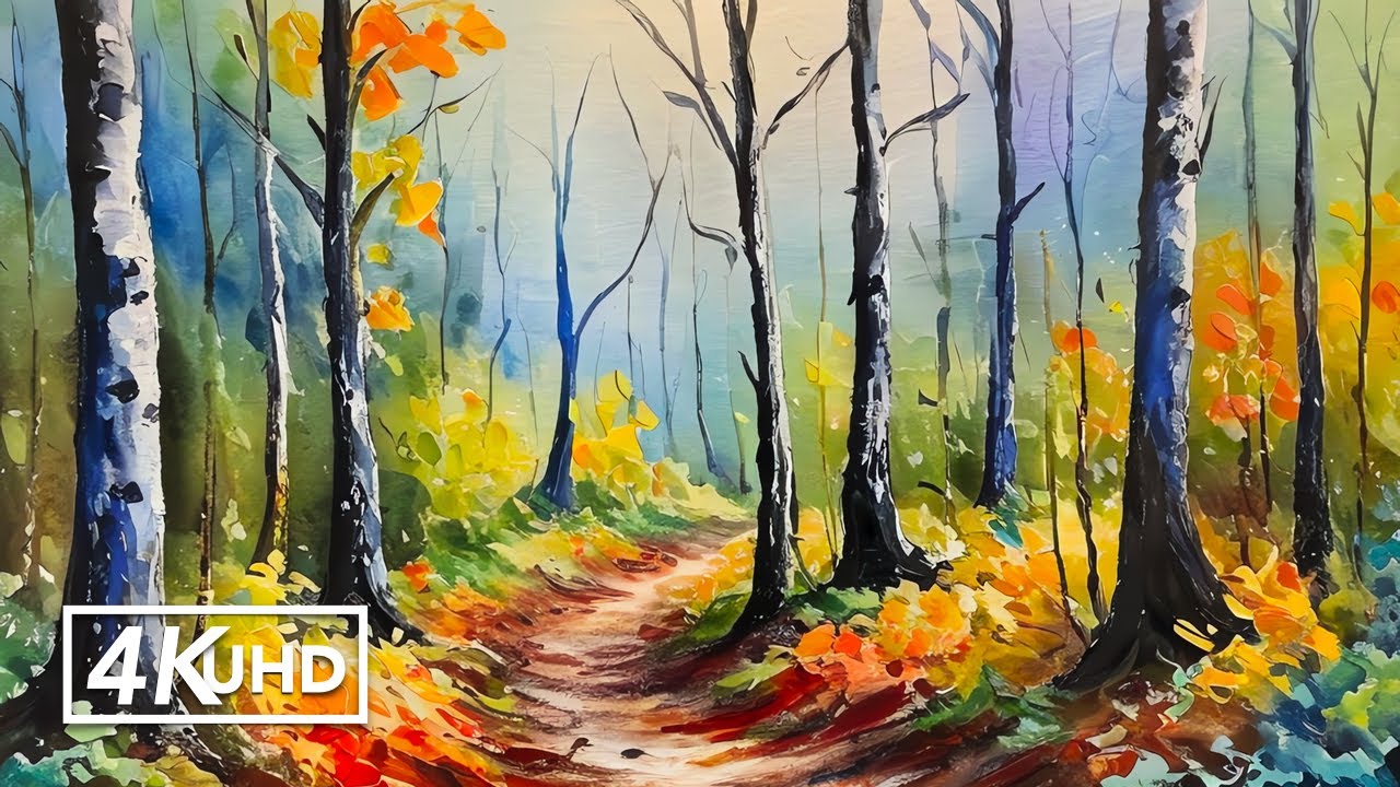 Black Forest Acrylic TV Art