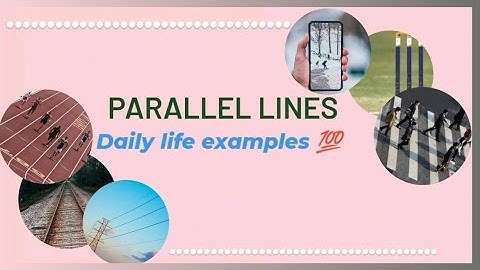 Parallel lines| Daily life examples 💯🛑|#education #maths #parallel #example #mathematics #deled