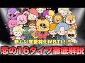 【完全版】恋愛専用MBTI『Love Type 16』全16タイプ解説