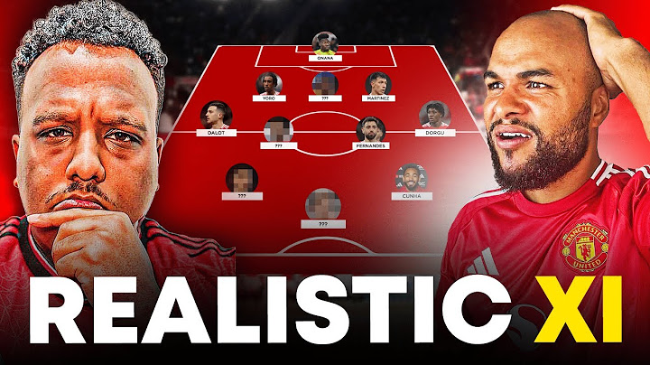 Creating A Realistic Man Utd XI Next Season! ft @TySportsTalk