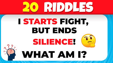 20 Impossible Riddles 2025 🤯  Only Genius Minds Can Solve This IQ Challenge!