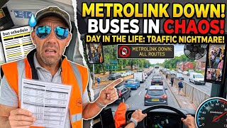 Metrolink CHAOS | BUS Driving | Day In The Life