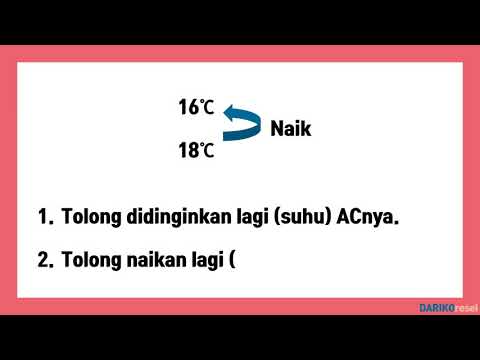 인도네시아어-회화 : 에어컨 온도조절