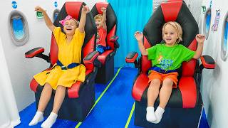 Airport Adventures for kids with Chris - funny stories for children