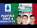 Miniface Serie A 23-24 Pack (250+ Minifaces) For PES 2017 &amp; PES 2021 (Compatible FL 2024)