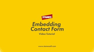 [TUTORIAL] Adding a contact form to website using Stames