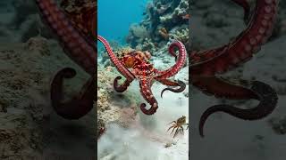 A Emboscada Perfeita Do Polvo Camuflado No Fundo Do Oceano #documentário #vidaselvagem