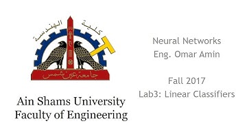 Lab 3: Linear Classifiers - Eng. Omar Amin
