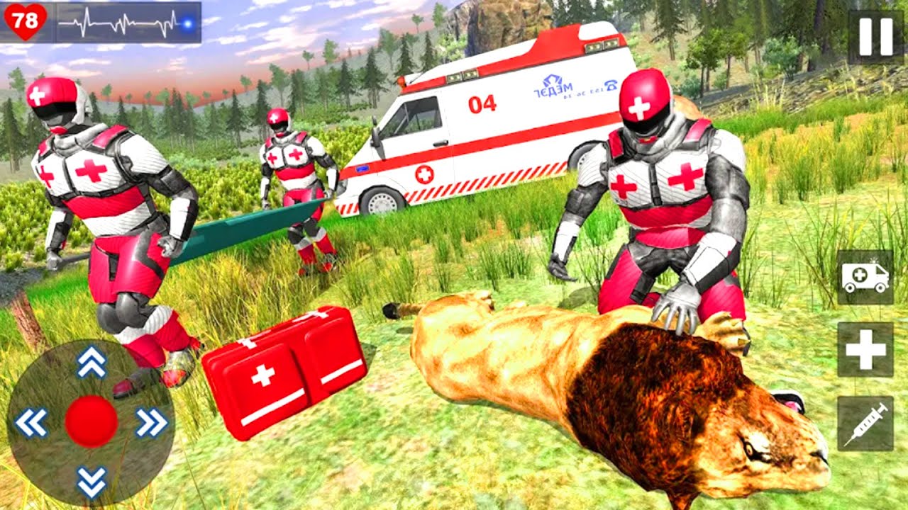 Light Superhero Speed Hero Robot Rescue Mission Game 2021 | Animal Ambulance Drive–Android Gameplay