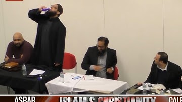 Shaykh Asrar Rashid Accepts christian challenge drinks Poison at Debate in Manchester university.