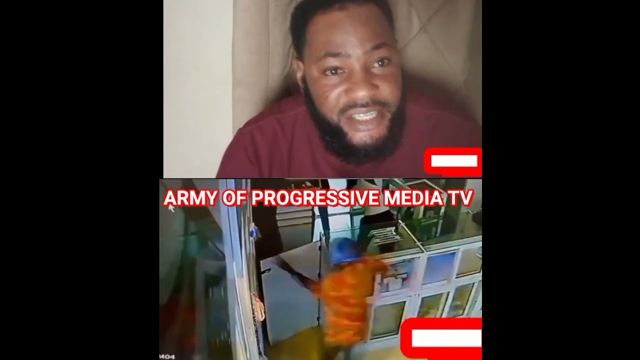 MUST WATCH VIDEO as CCTV CAMERA Captures recent Shop robberies in Asaba. 