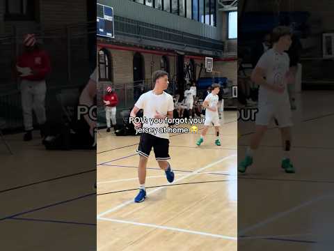The white tee still tough tho 😭 #basketball #aau #viral #hoops