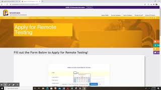 Accuplacer exam remotely