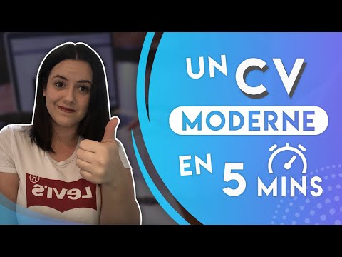 CRÉER UN CV MODERNE EN 5 MINUTES AVEC CVDESIGNR