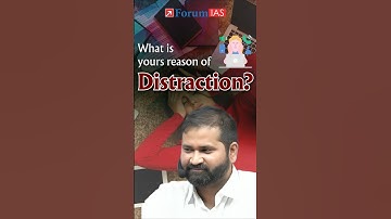 What is yours reason of distraction??#shorts #upsc #upscprelims #motivation #forumias #ayushsinha