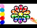 Bolalar uchun gul chizish|Drawing a flower Pop it for kids|Рисование цветка Поп ит для детей