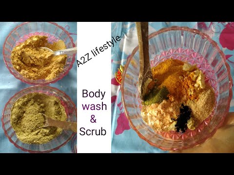 DIY body wash and body scrub  type. in Hindi