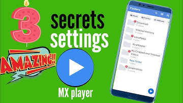 MX PLAYER | mx player ki 3 secret settings |  mx player Audios & videos settings|    YOUTUBE