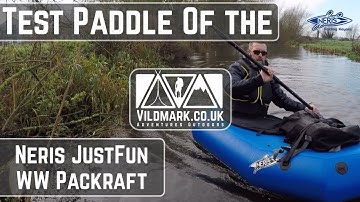 Test paddle of the Neris JustFun WW Packraft | Reindeer Stew for lunch