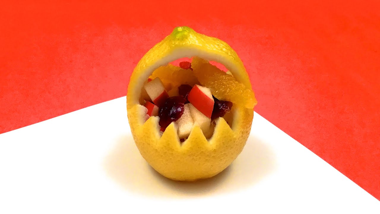 Comment Faire un Panier en Citron pour Servir la Salade de Fruits ou une  Trempette - YouTube