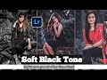 Urban black tone Lightroom photo editing tutorial in mobile|| preset download free|Lr Black Tone