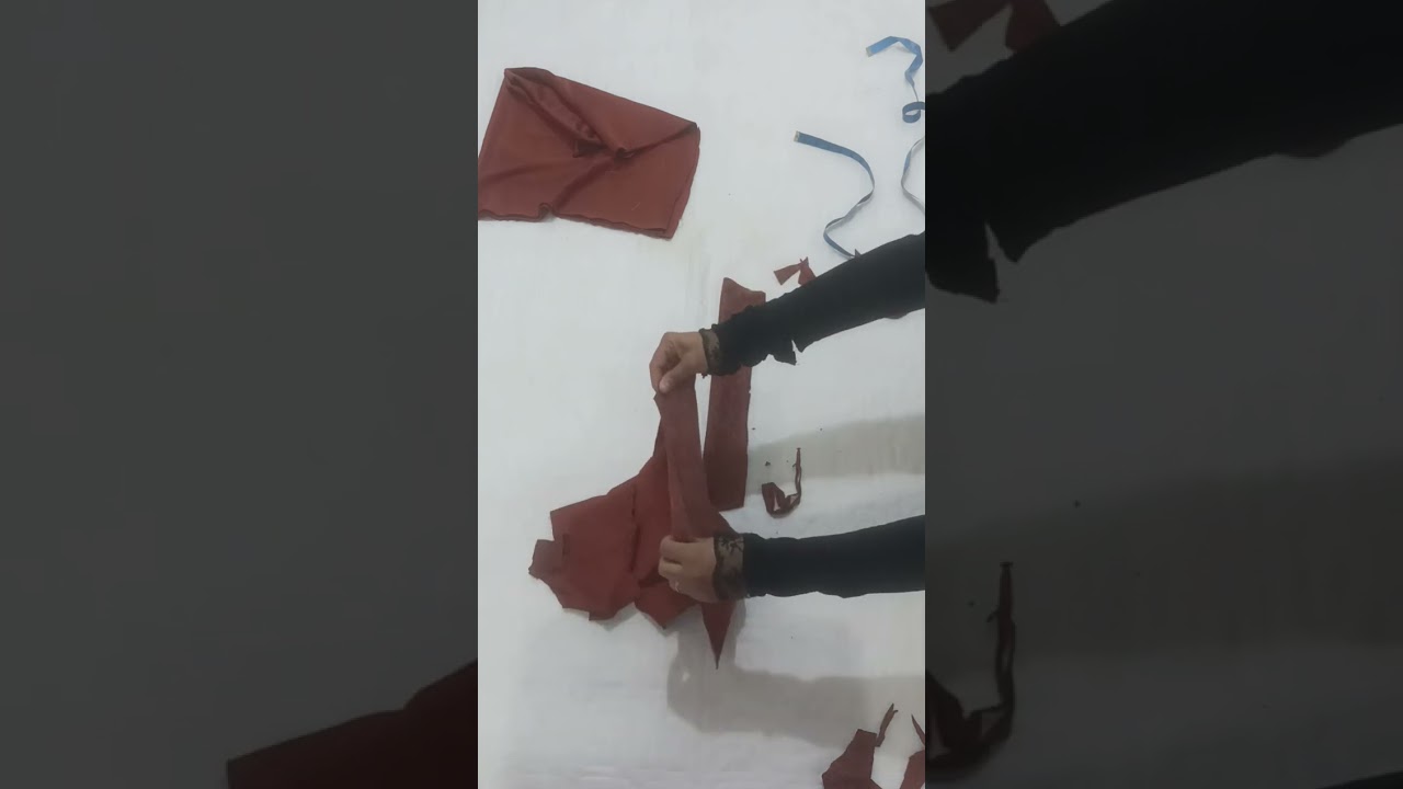 فصال وخياطة  فستان تركي(ياخة الستره) بطريقه مبسطة وسهلة