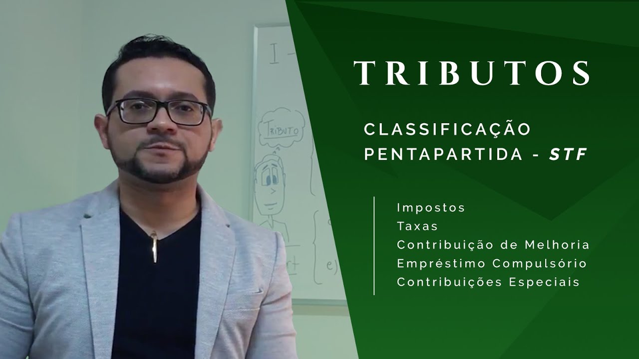 Tributos e Espécies | Classificação Pentapartida - STF - YouTube