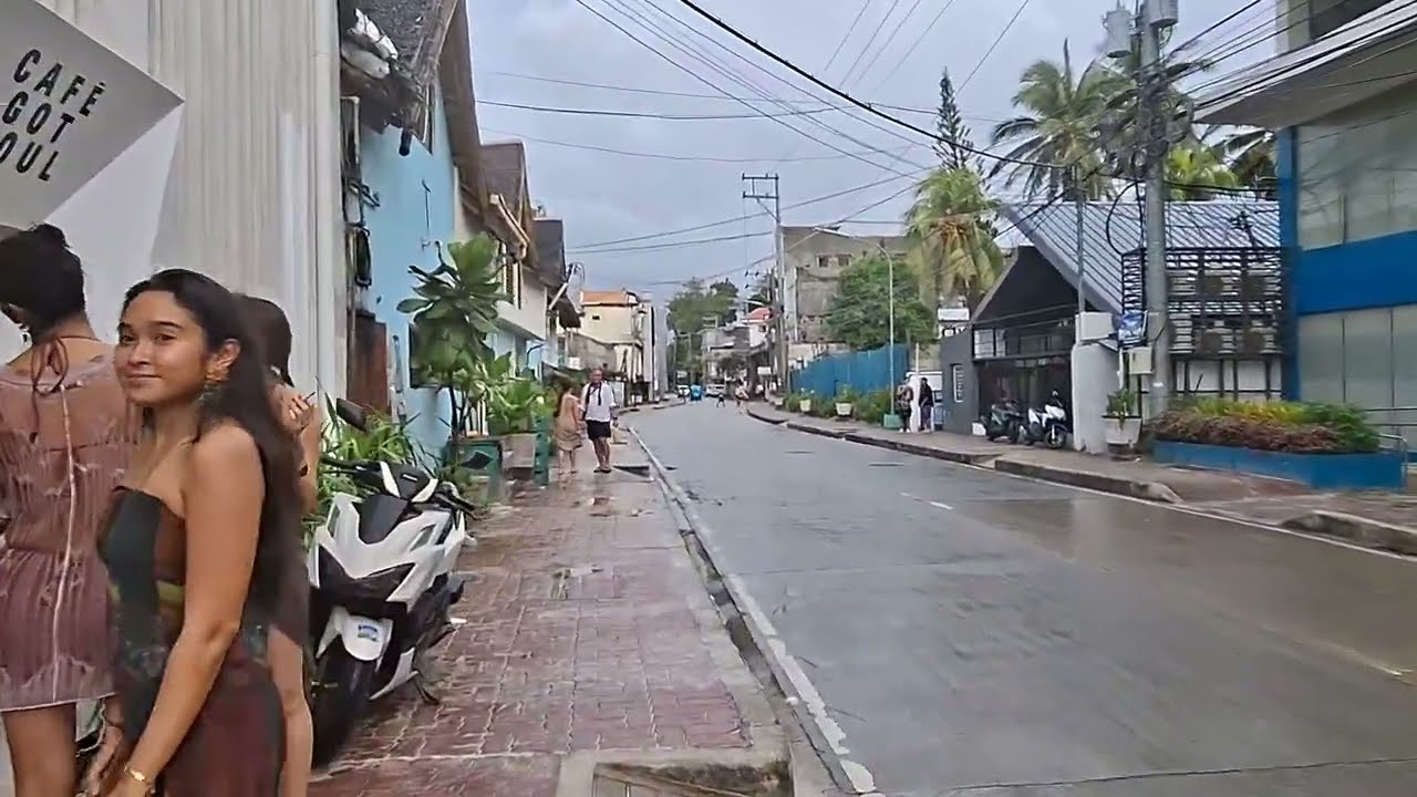 Walking Tour in Boracay: Main Road from Station 2 to Station 1 | Philippines Island Life