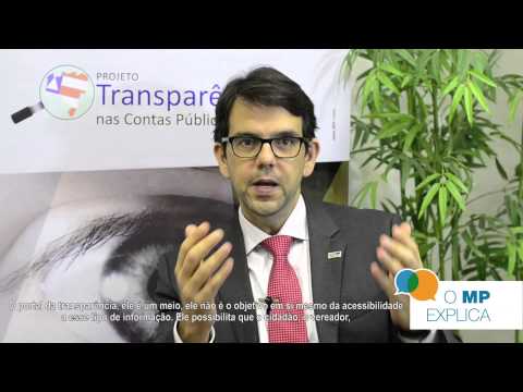 O MP Explica: Transparência nas Contas Públicas. Conteúdo do Portal