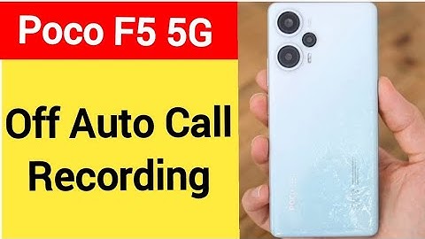 How to turn off auto call recording, Poco F5 5G me auto call recording band kaise karen, auto call r