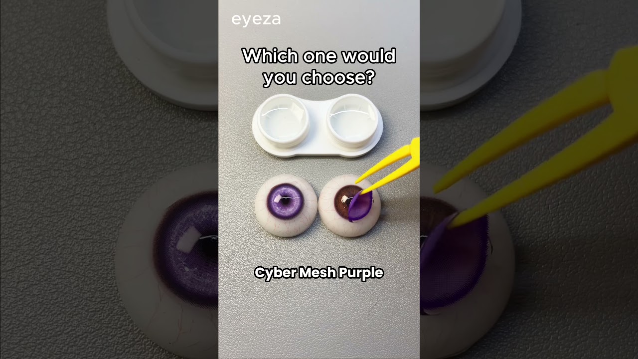 Какой оттенок фиолетового вы ощущаете? Полное покрытие или с узким зрачком? 💜✨ 4 пары всего за 49...