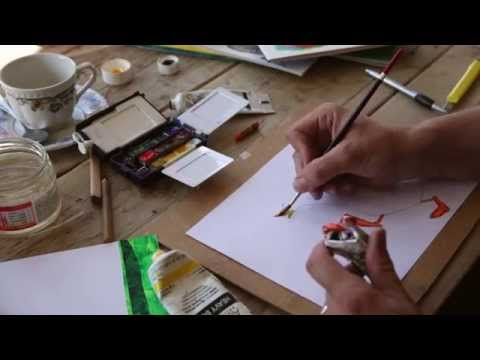 How to Draw Suzy Goose by Petr Horáček Instructional Video