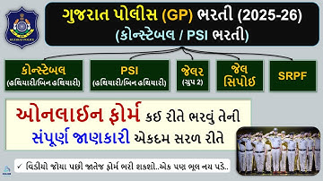 Gujarat Constable(LRD) Online Form 2025 | PSI Online Form | Gujarat Police Bharti Online Form 2025