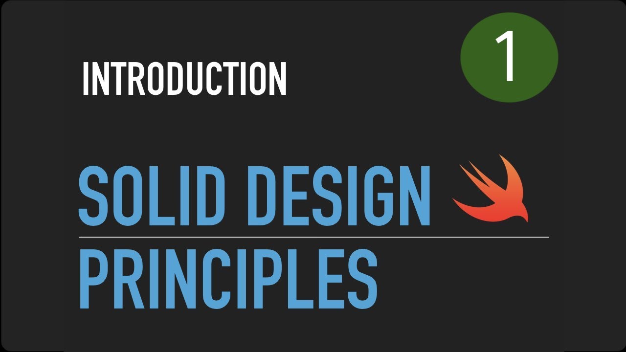 #17 Introduction to SOLID Design Principles || SWIFT - YouTube