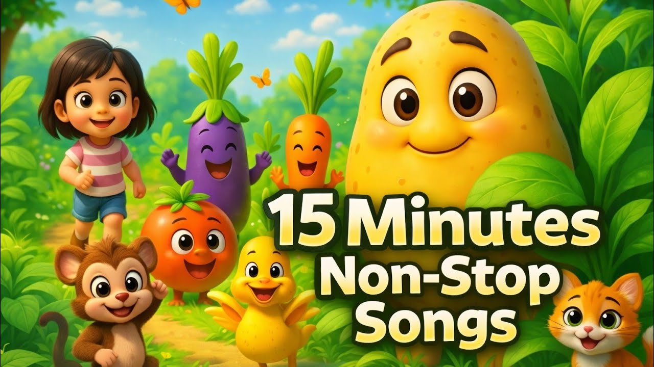 Tamil Kids Songs Compilation | 15 Minutes Non-Stop Fun Rhymes | 3D Cartoon