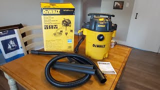 DeWALT 6 Gallon Wet And Dry Vacuum Unboxing And Review